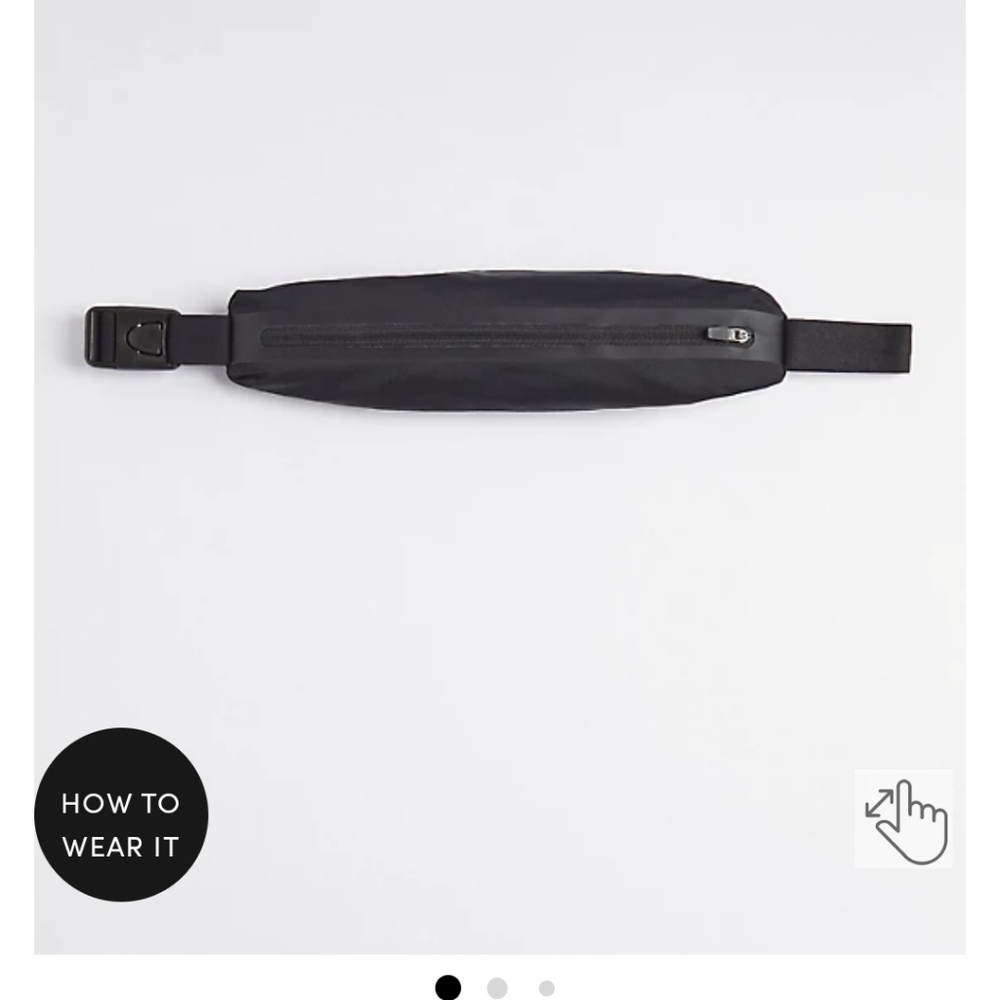 🆕️ OBLONG ACTIVE BELT BAG - BLACK